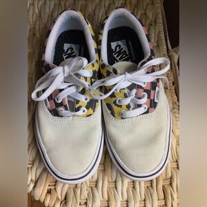 Vans Checkerboard Leopard sneakers Sz 5